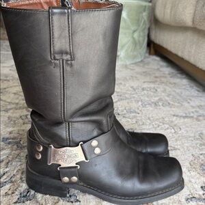 Harley-Davidson Iroquois HI Men's Inside Zip Motorcycle leather  Boots